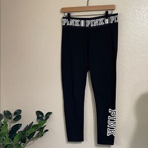PINK Victoria's Secret Black Leggings